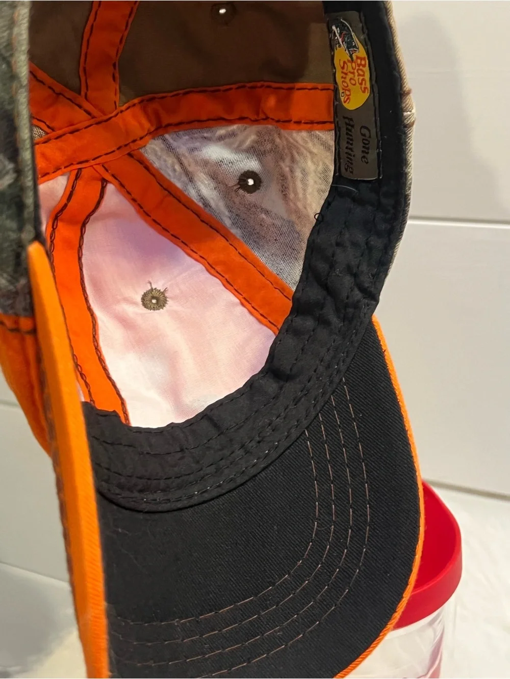 Daddy’s Little Hunting Buddy Hat Bass Pro Shops Orange and Camo Kids Hunting Cap